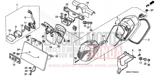 TAILLIGHT VT750CV de 1997