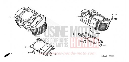 CYLINDER VT750CY de 2000
