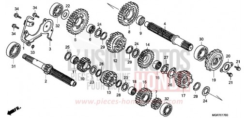 TRANSMISSION VT750SB de 2011