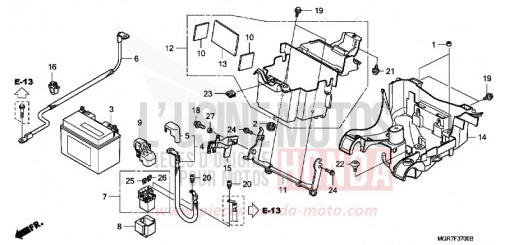 BATTERIA VT750SB di 2011