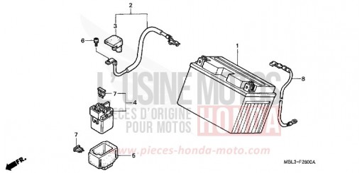 BATTERIA NT650V2 di 2002