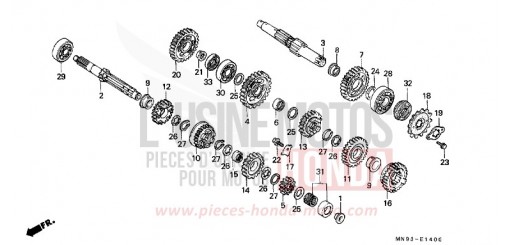 TRANSMISSION NX6502L de 1990