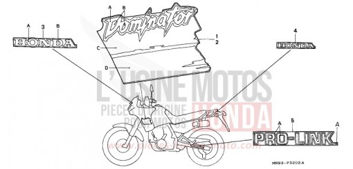 STRISCIA/MARCHIO NX6502L di 1990