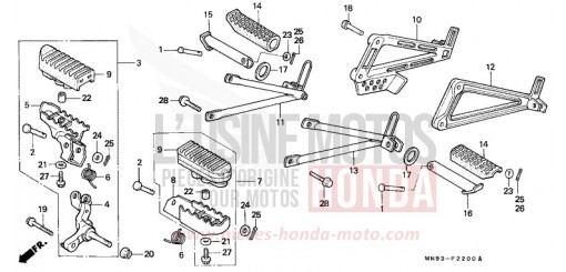 PEDANA NX650K di 1989
