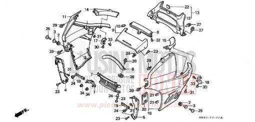 CARENATURA NX650K di 1989