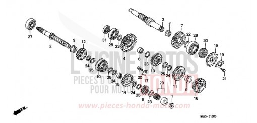 TRANSMISSION NX650T de 1996