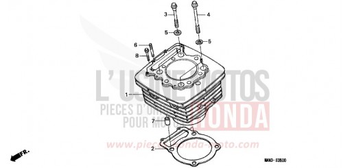 CYLINDER NX650T de 1996