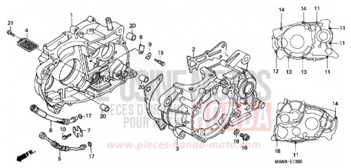CRANKCASE NX650X de 1999