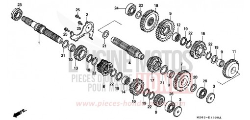 TRANSMISSION NTV650T de 1996