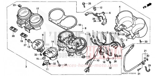 METER NTV650V de 1997