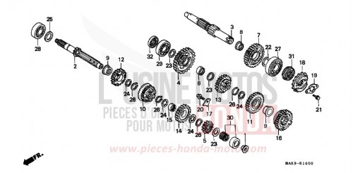 TRANSMISSION SLR650V de 1997