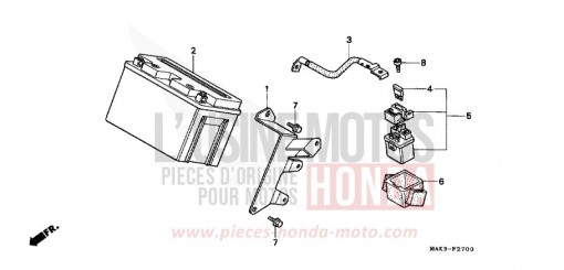 BATTERY SLR650V de 1997