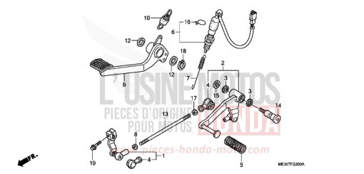 PEDAL NT700VA7 de 2007