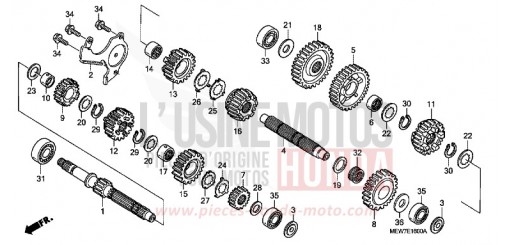TRANSMISSION NT700VAA de 2010