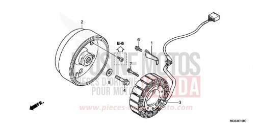 GENERATOR NC700XAC de 2012