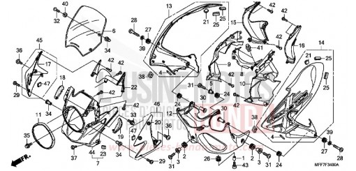 COWL XL700VA8 de 2008