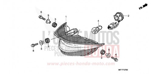 TAILLIGHT XL700VAA de 2010