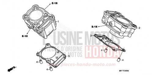CYLINDER XL700VAB de 2011