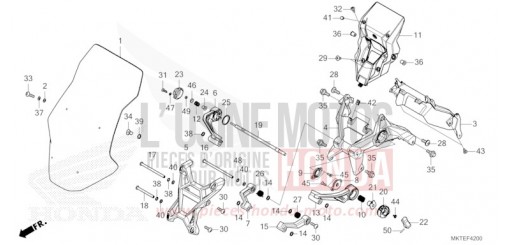 WINDSCREEN ADV750S de 2025