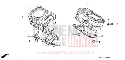 CYLINDER XRV750V de 1997
