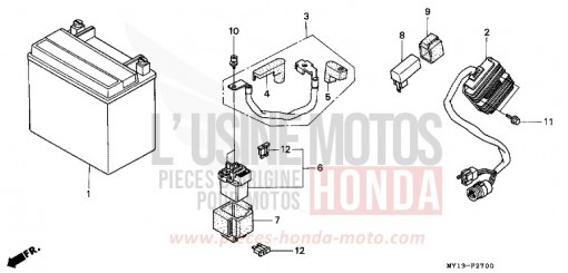 BATTERY XRV750V de 1997