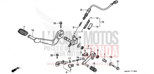 PEDALE CB750F21 di 2001