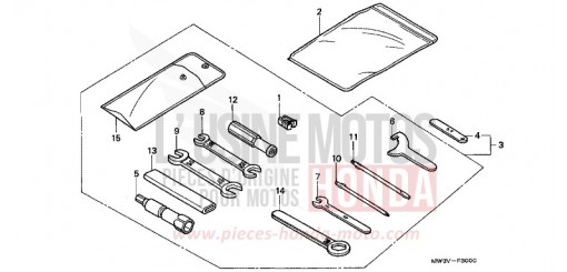 TOOLS CB750F21 de 2001