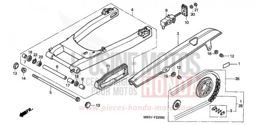 SWINGARM CB750F21 de 2001