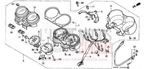 METER CB750F2X de 1999