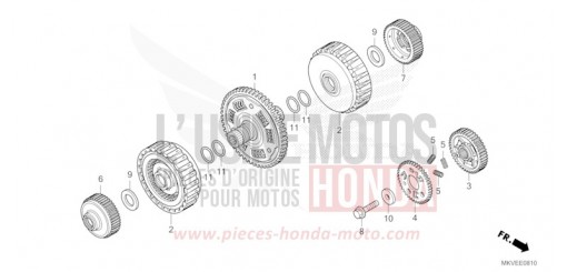 CLUTCH NSS750S de 2025