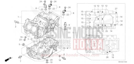CRANKCASE NSS750S de 2025