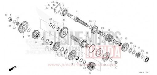 TRANSMISSION CB750AS de 2025