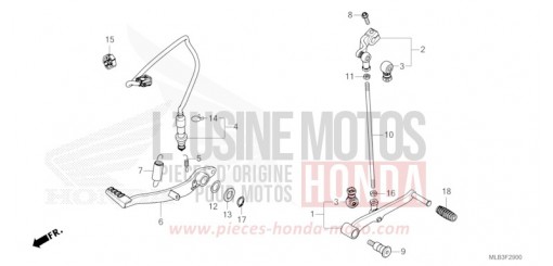 PEDAL CB750AS de 2025
