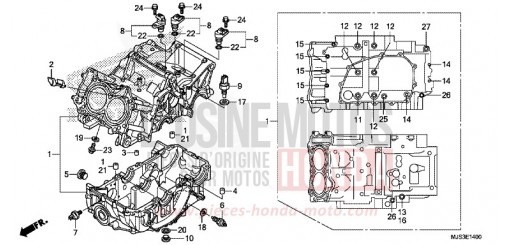 CRANKCASE NC750JF de 2015