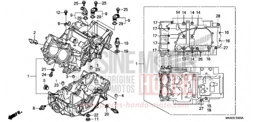 CRANKCASE NC750DJ de 2018