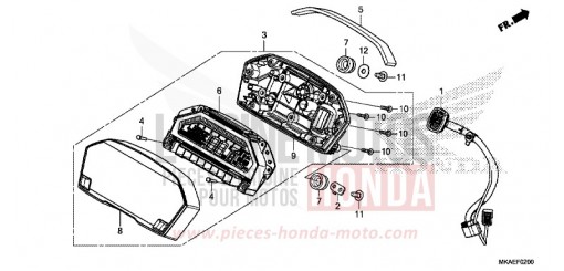 CONTACHILOMETRI NC750DK di 2019