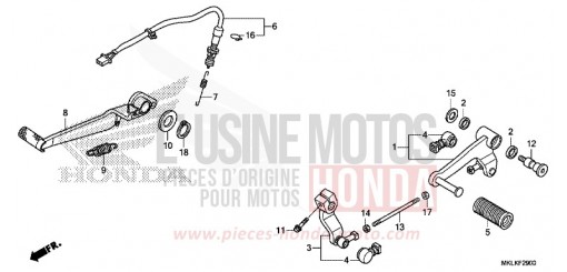 PEDAL NC750SAK de 2019