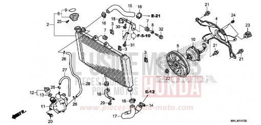 RADIATORE NC750SAK di 2019