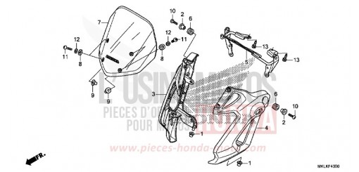 PARABREZZA NC750SAK di 2019