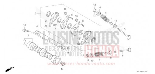 CAMSHAFT/VALVE NC750XAS de 2025