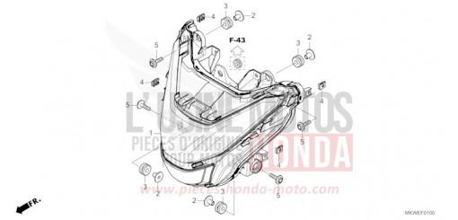 HEADLIGHT NC750XAS de 2025