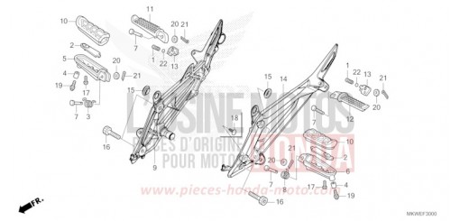 PEDANA NC750XAS di 2025