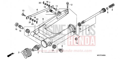 SWINGARM VT750C2SA de 2010