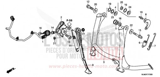 STAND VFR800FE de 2014
