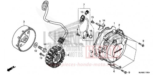 GENERATORE VFR800FE di 2014