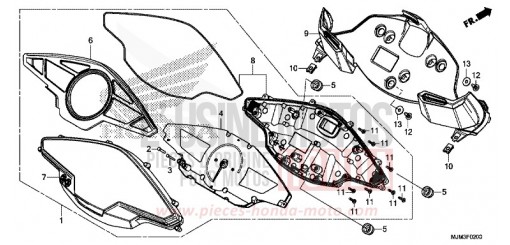 CONTACHILOMETRI VFR800FE di 2014
