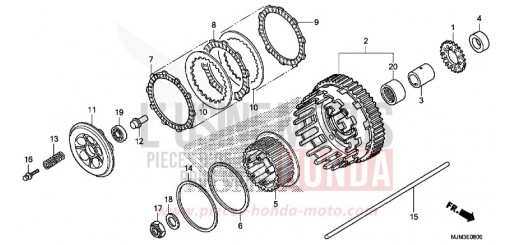 CLUTCH VFR800FH de 2017