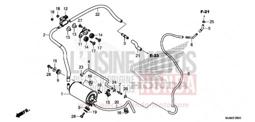 CANISTER VFR800FH de 2017