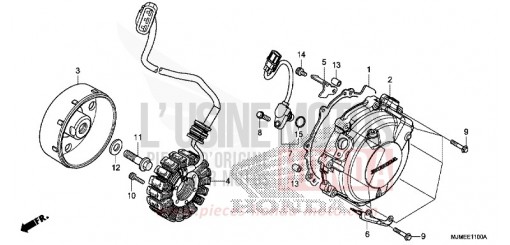 GENERATORE VFR800XF di 2015