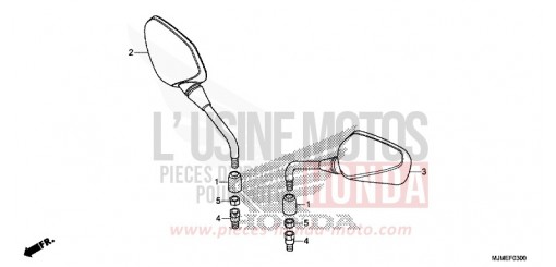 MIRROR VFR800XF de 2015